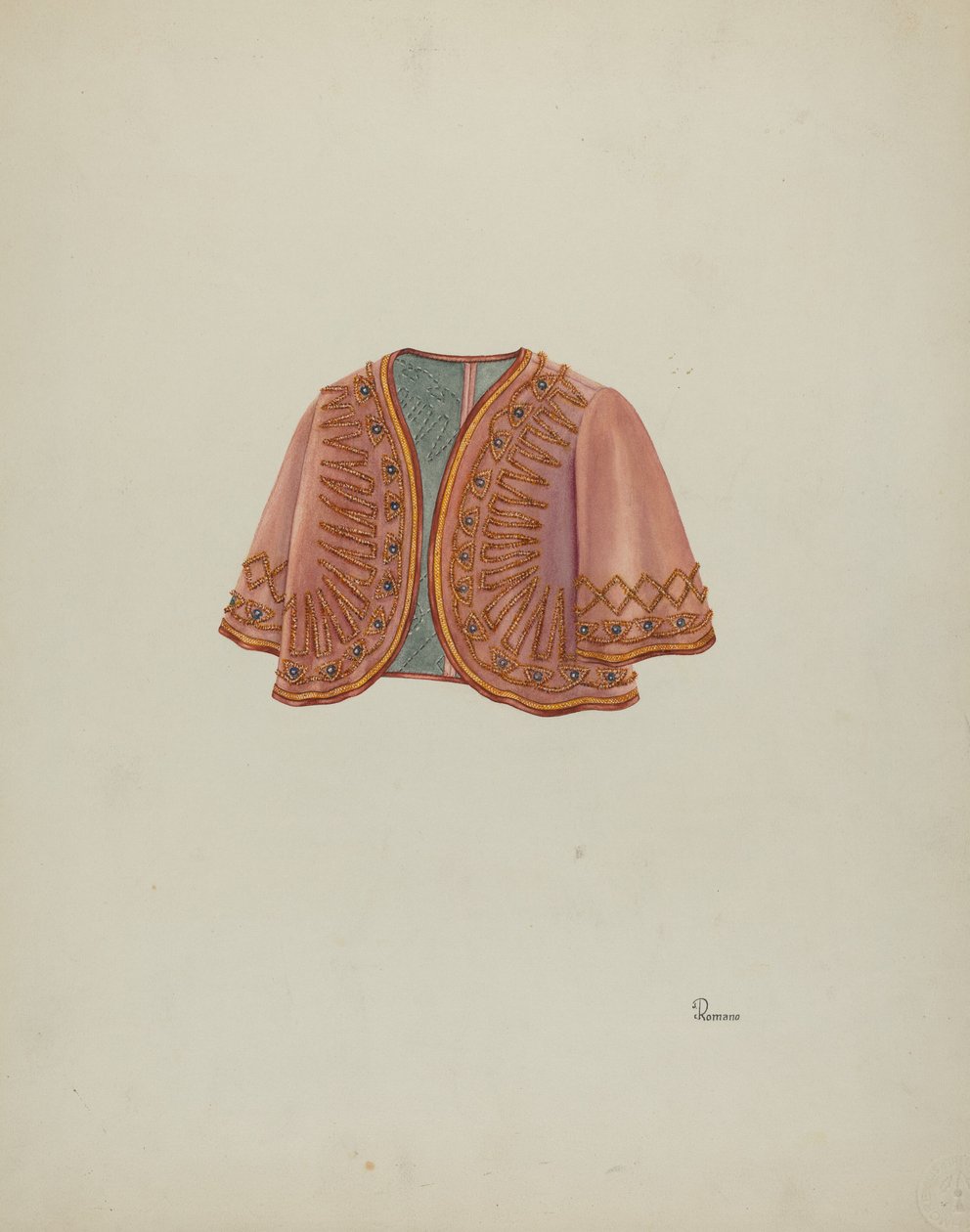 Bolero jakke, ca. 1940. af Josephine C. Romano