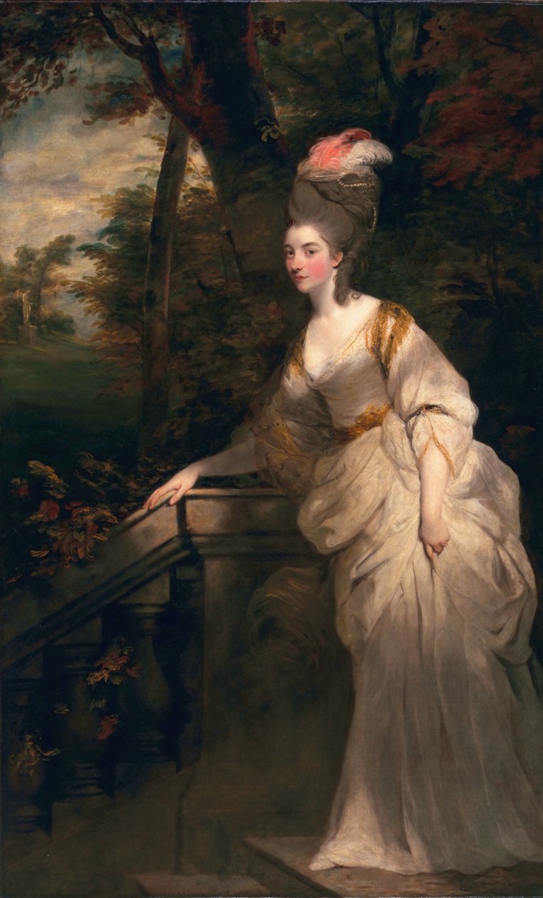 Georgiana Cavendish, hertuginde af Devonshire, ca. 1775-76 af Joshua Reynolds