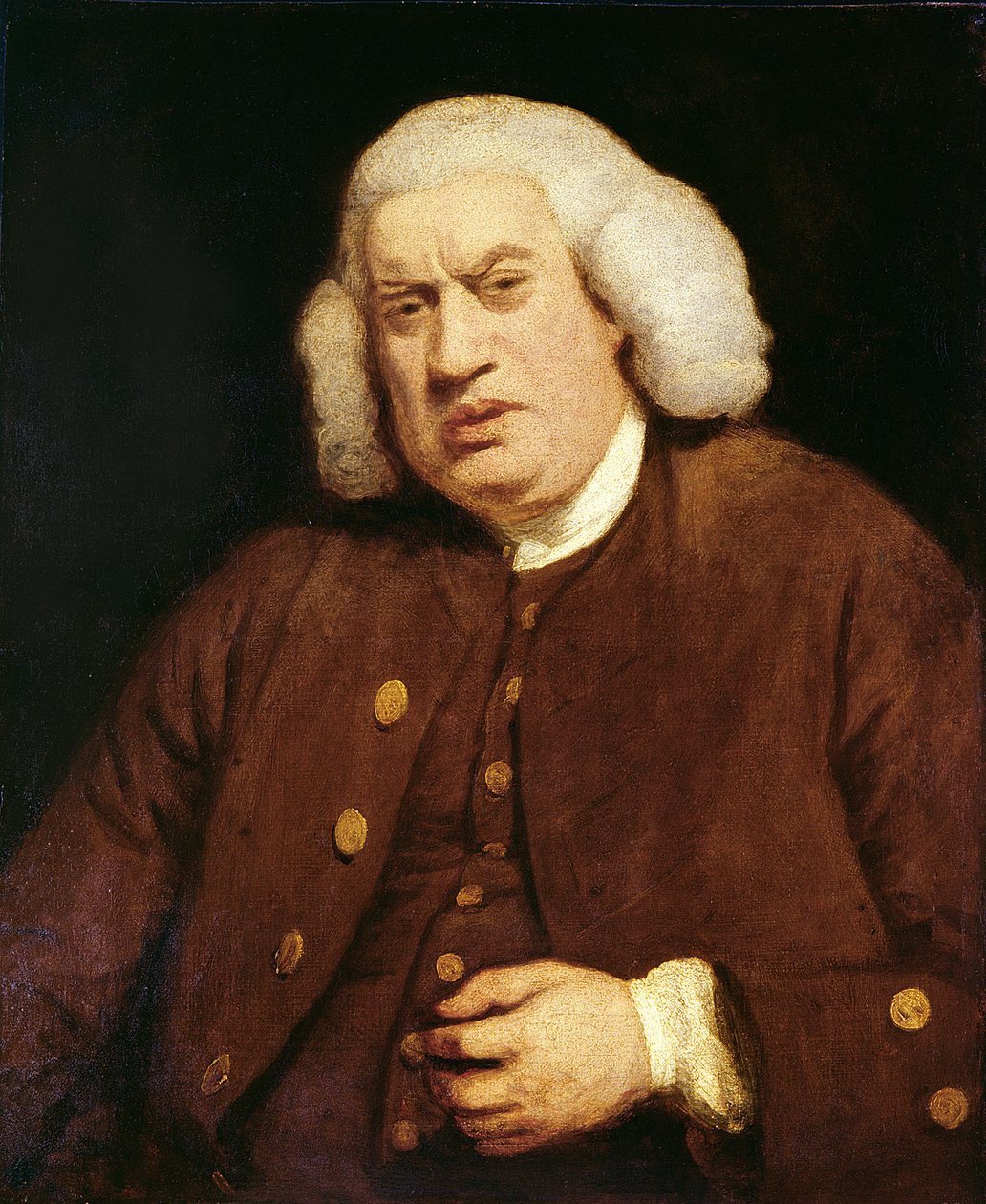 Portræt af Dr. Samuel Johnson (1709-84) af Joshua Reynolds