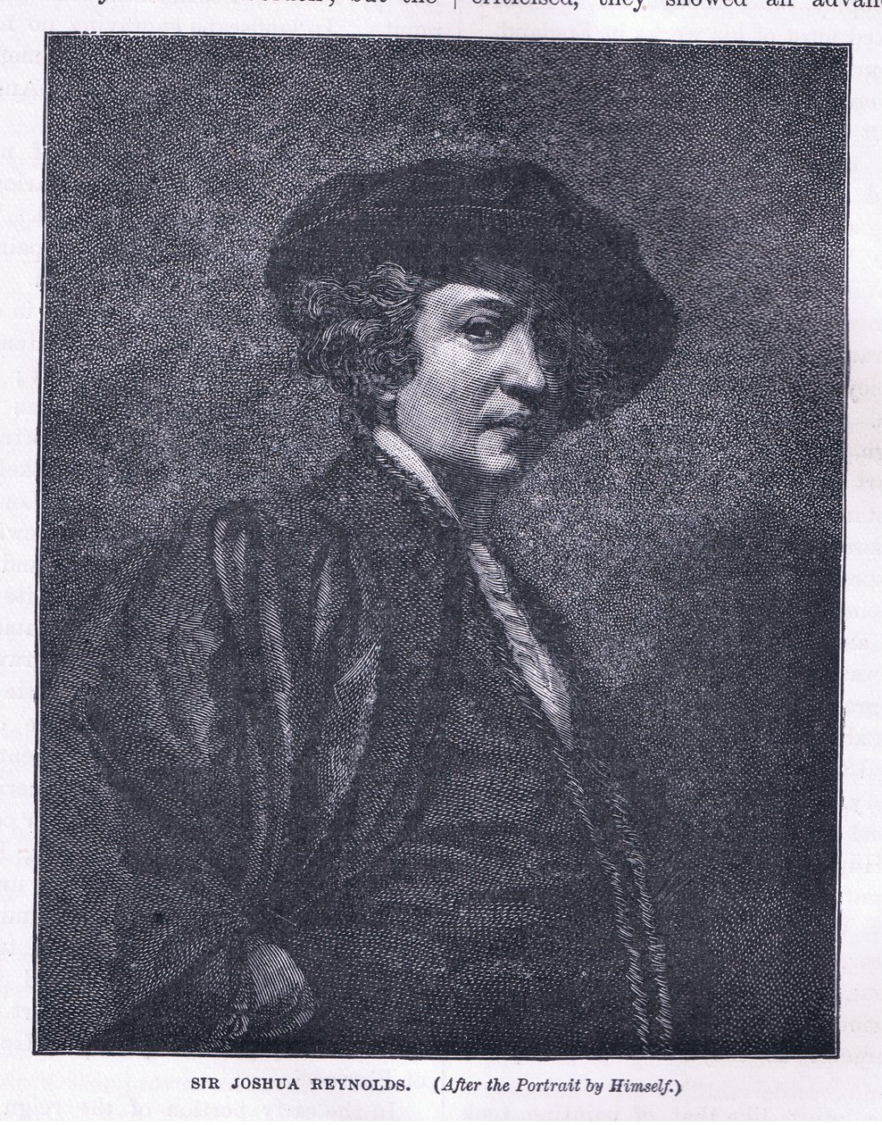 Selvportræt af Joshua Reynolds