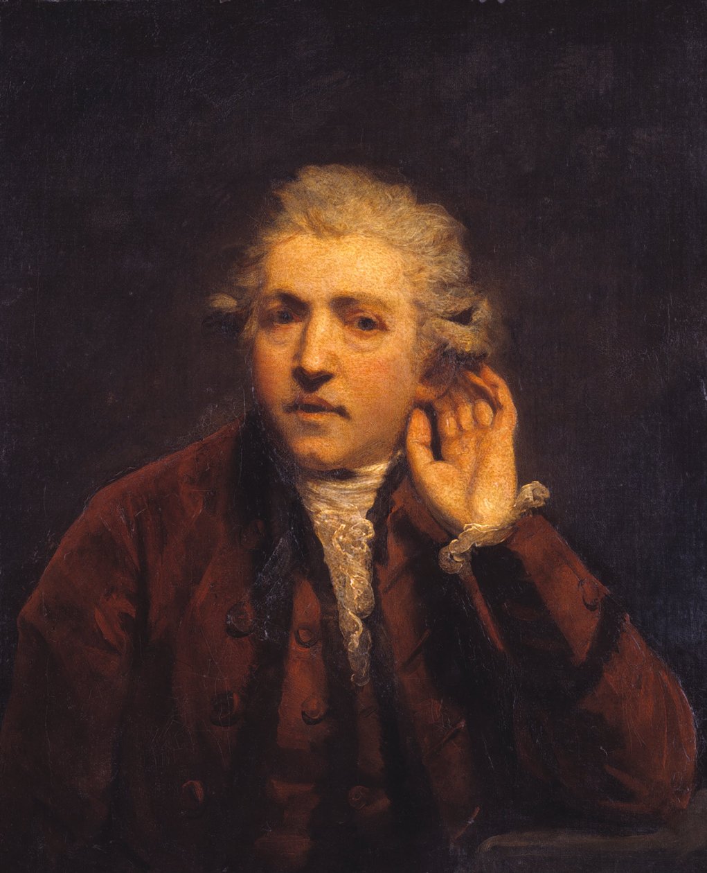 Selvportræt som en døv mand af Joshua Reynolds