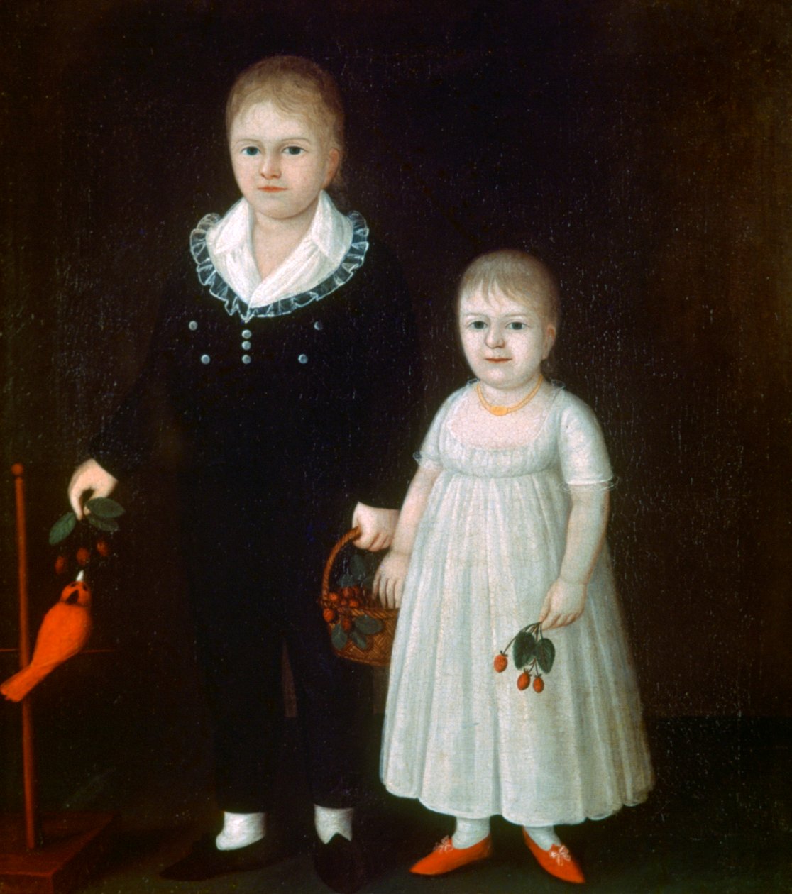 Edward og Sarah Rutter, c1805 af Joshua Johnson