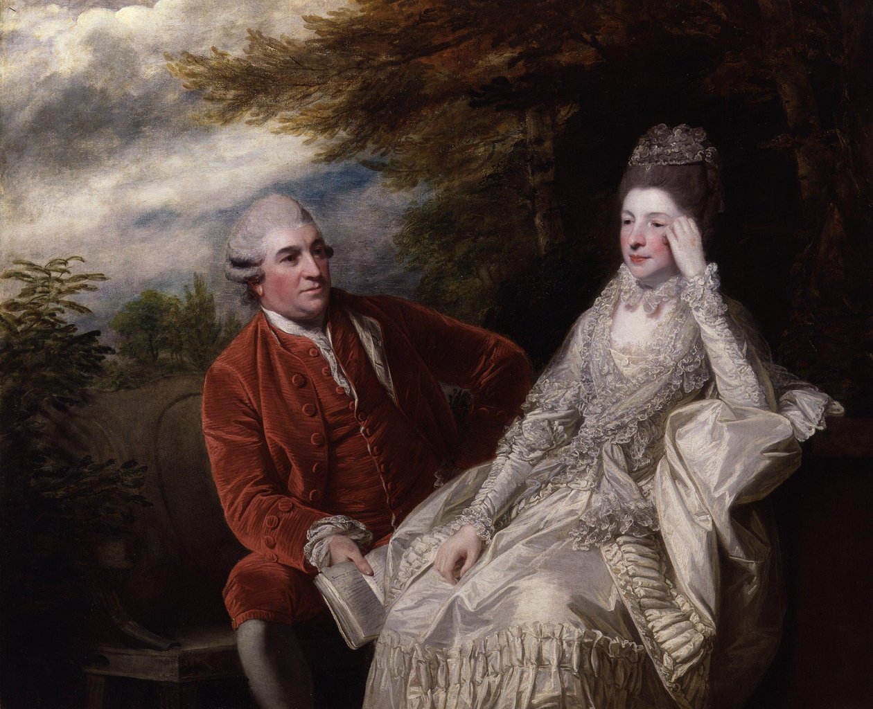 David Garrick; Eva Maria Garrick, født Veigel af Joshua Reynolds