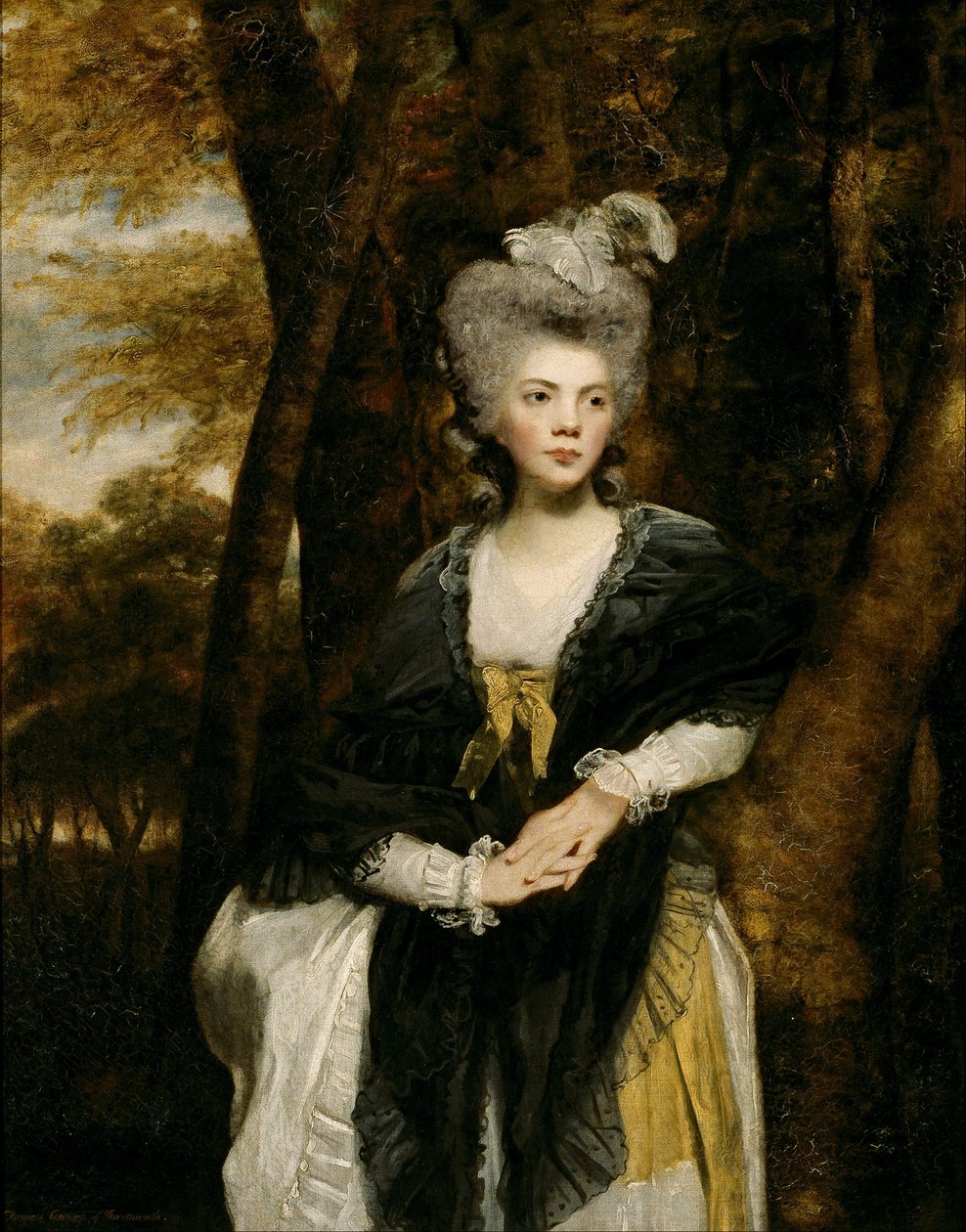 Lady Frances Finch af Joshua Reynolds
