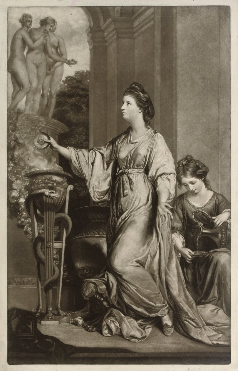 Lady Sarah Bunbury, af Joshua Reynolds