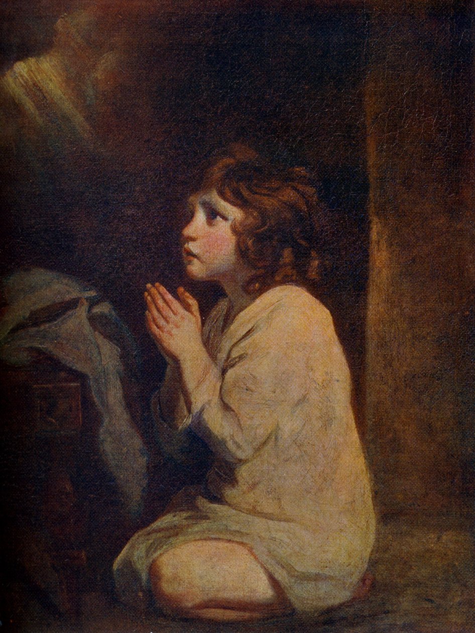 The Infant Samuel, c1776, 1912. af Joshua Reynolds