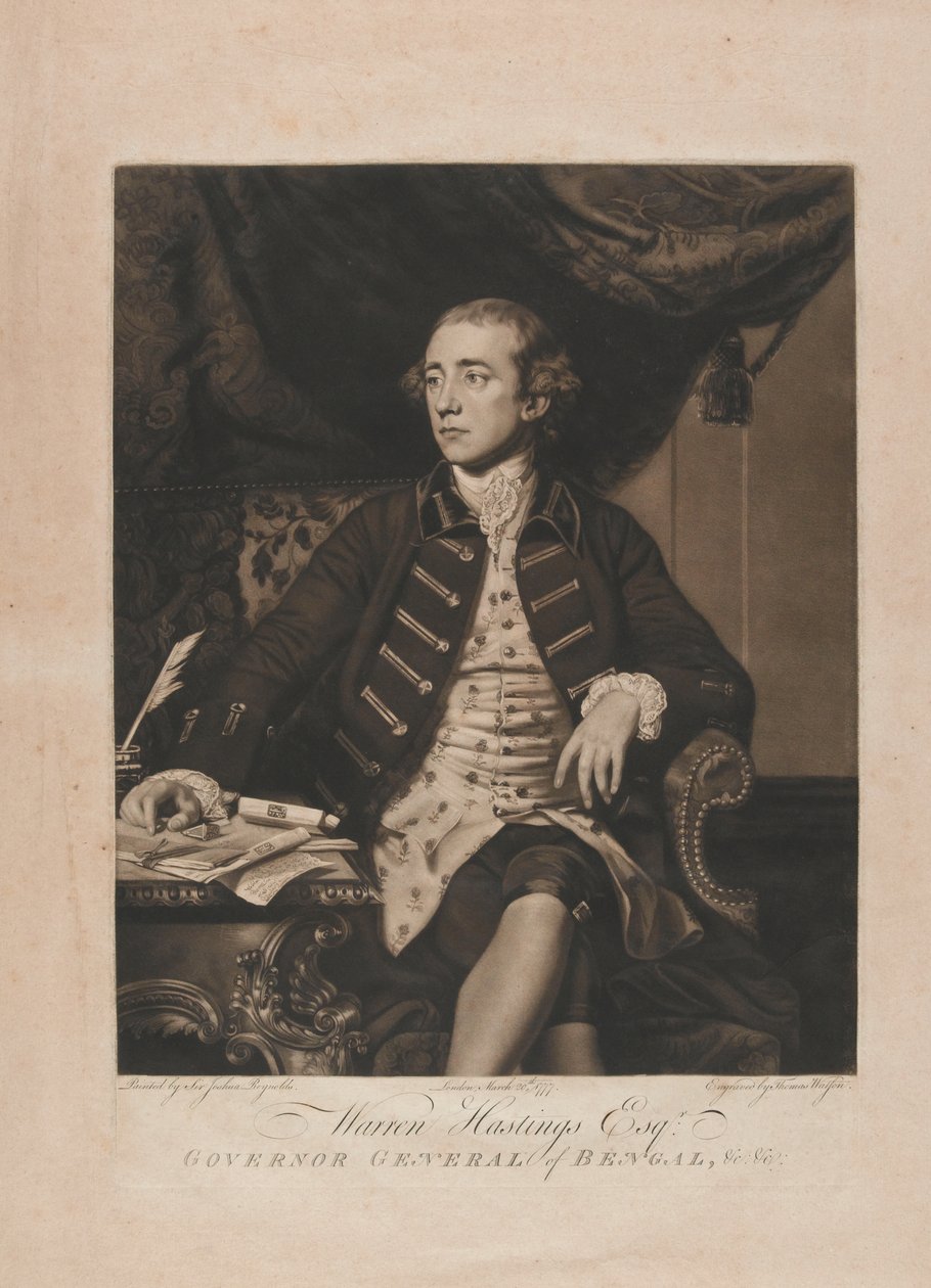 Warren Hastings af Joshua Reynolds