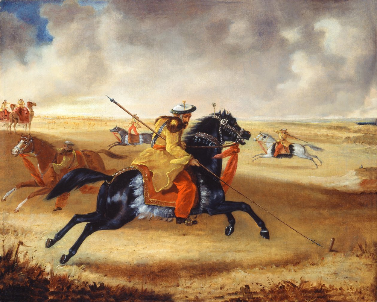 Skinners Horse at Exercise, c.1840 af Joshua Reynolds Gwatkin