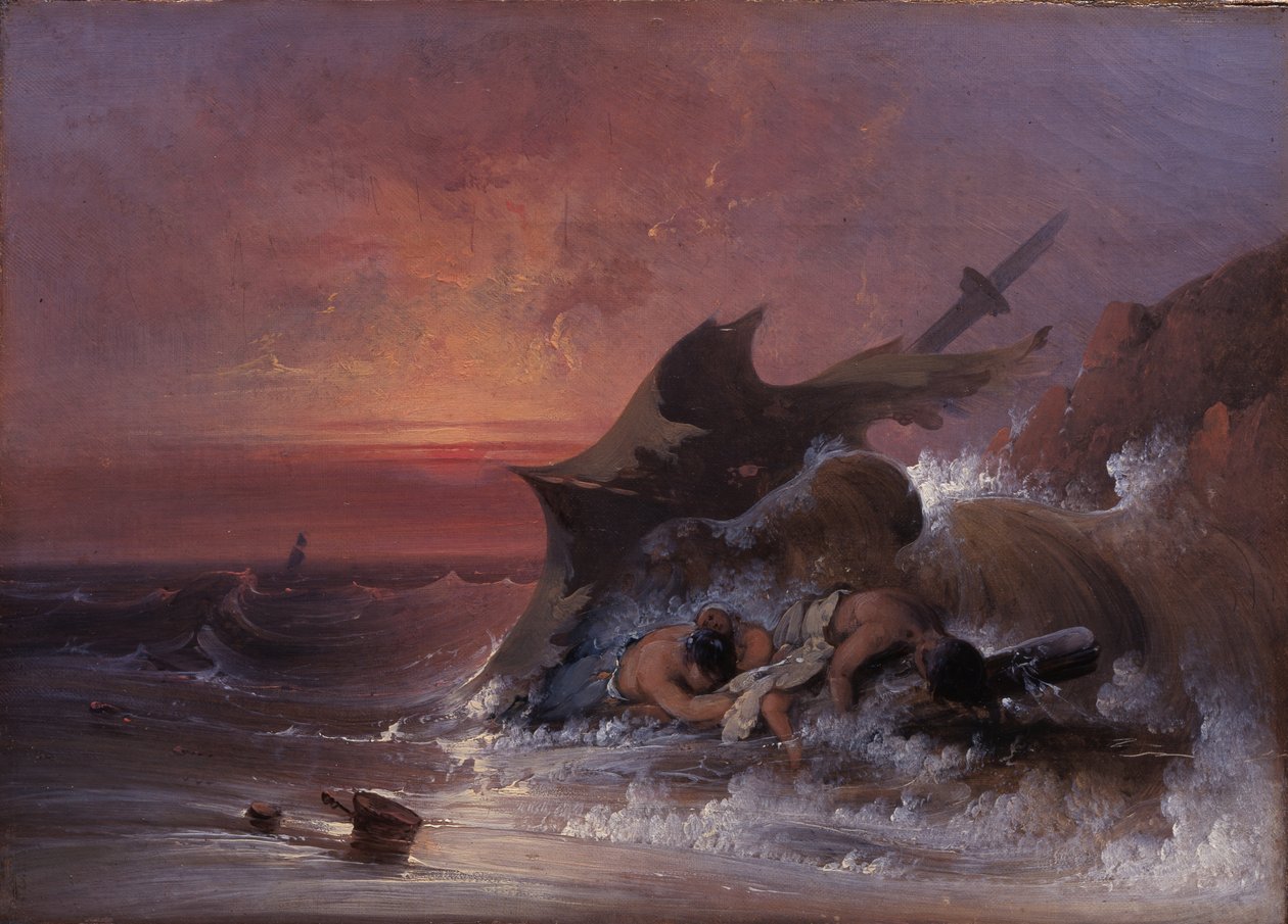 Efter stormen, 1800-tallet af Joshua H. Shaw