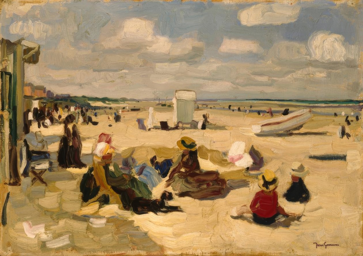 J.Goossens, La Panne strand af Josse Goossens