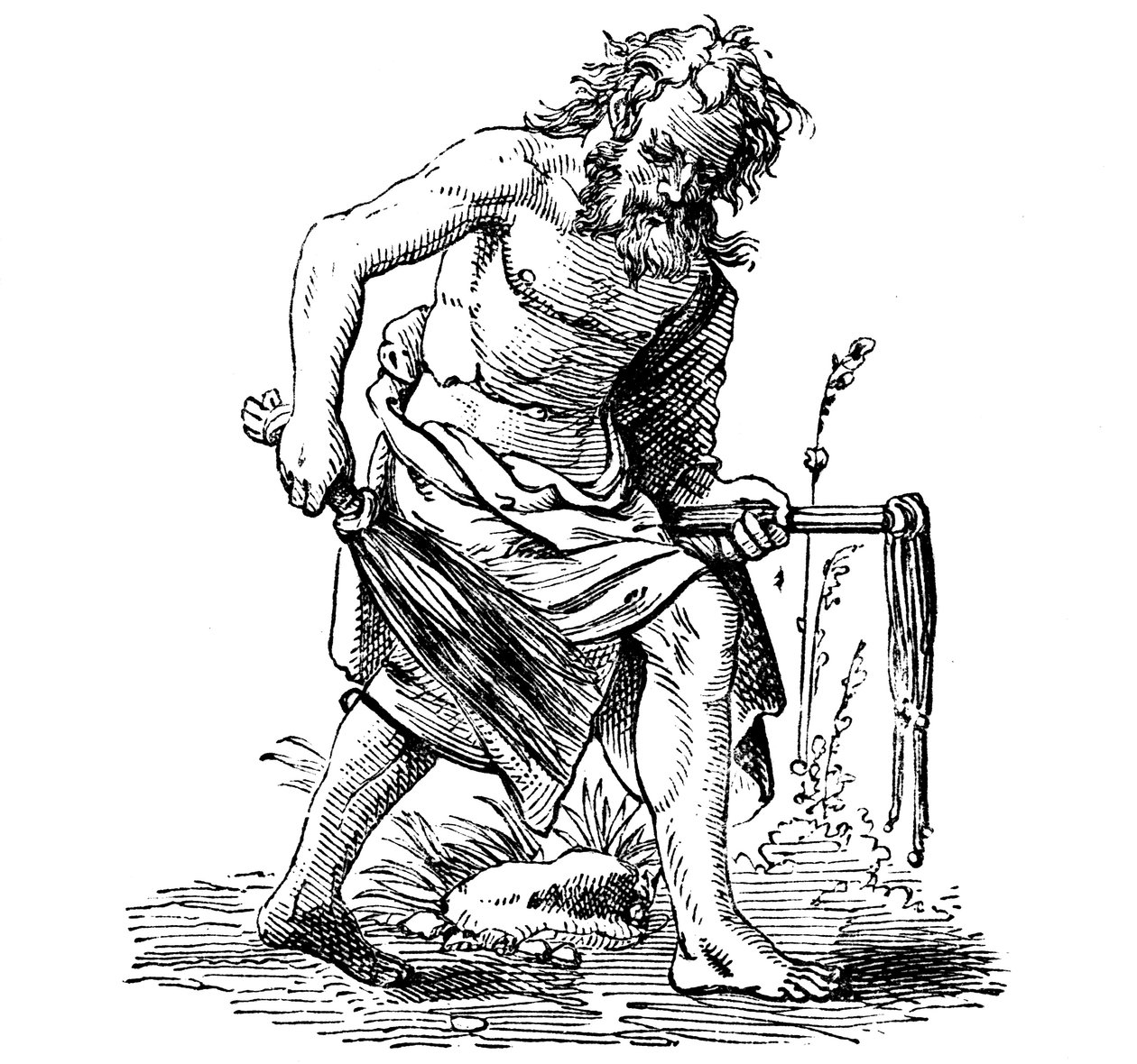 Flagellant, 1500-tallet af Jost Amman