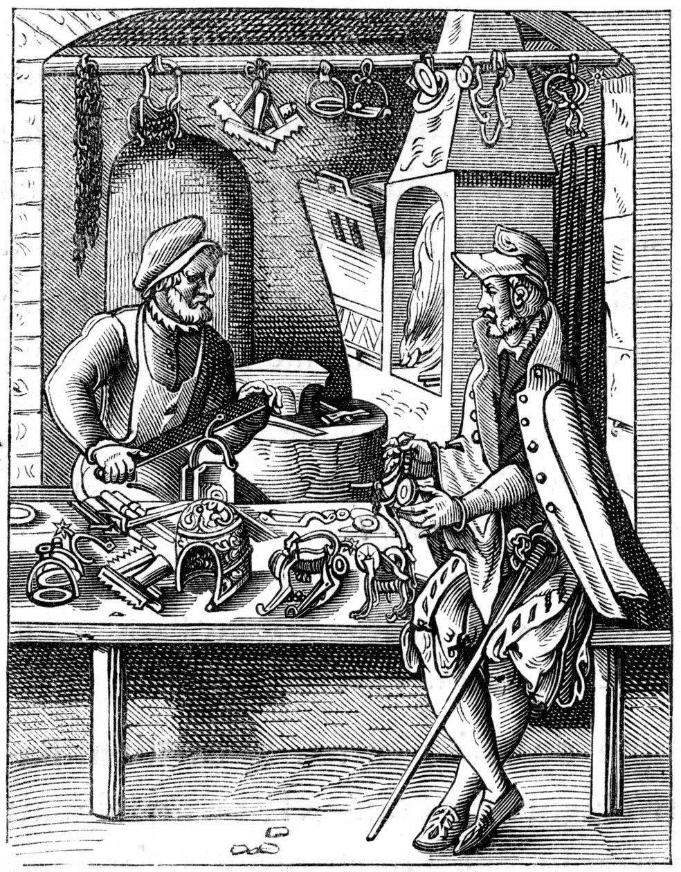 Spurmager, 1500-tallet 1849. af Jost Amman