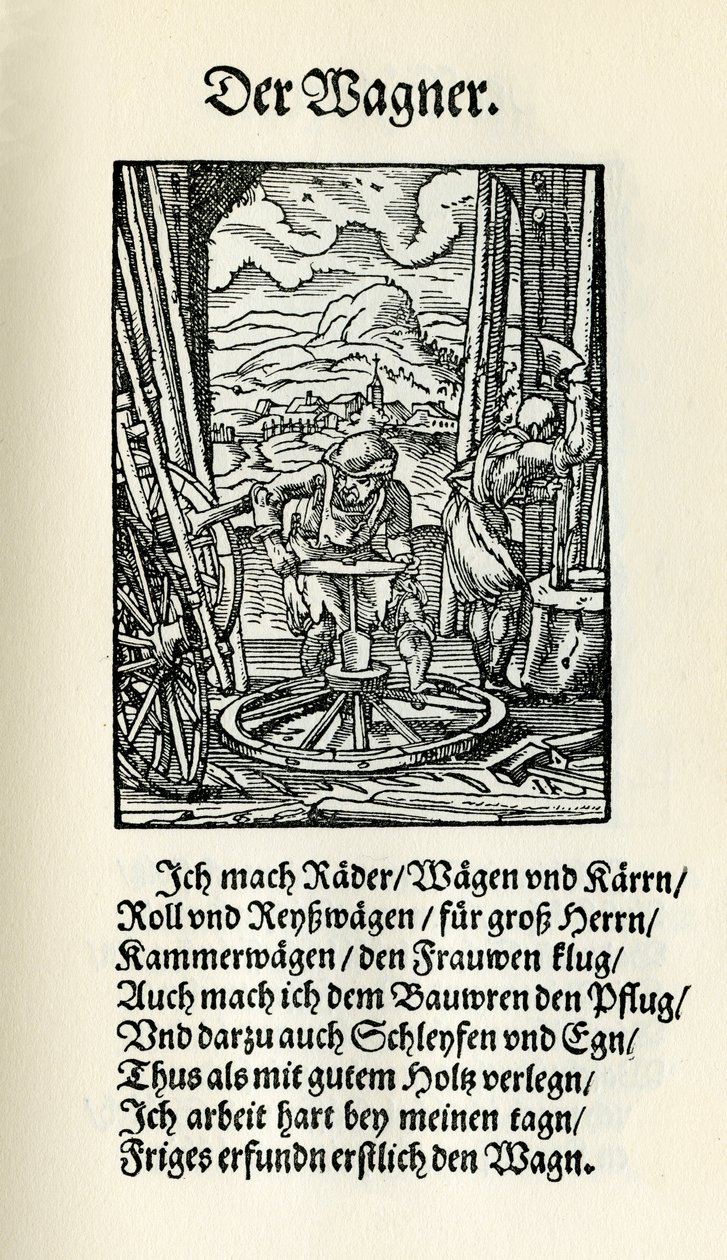 Vognmager af Jost Amman