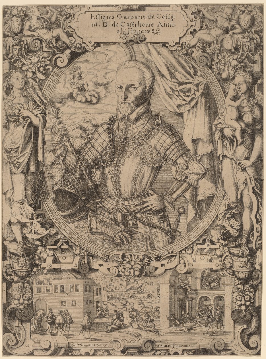 Gaspar de Coligny, 1573. af Jost Ammon