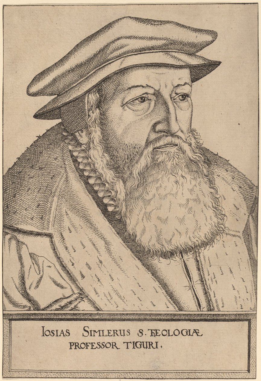 Josias Simler. af Jost Ammon