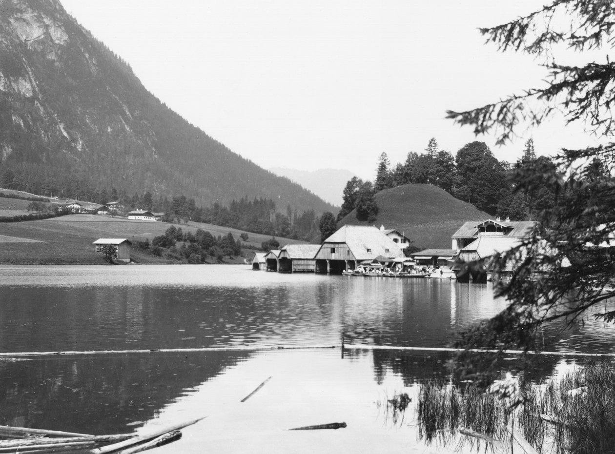 Både ved Konigssee, ca. 1910 af Jousset