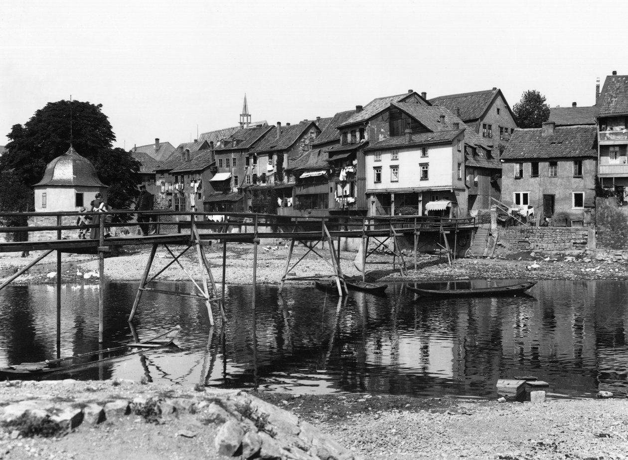 Floden Nahe, Bad Kreuznach, ca. 1910 af Jousset