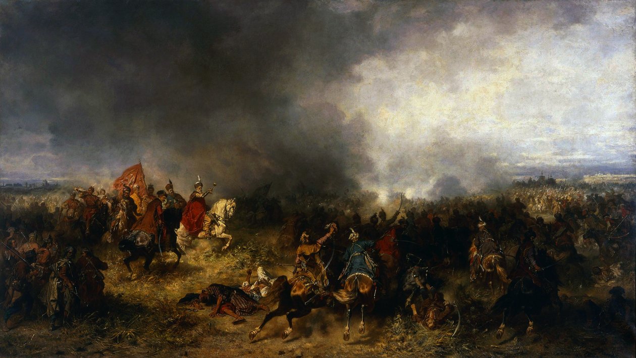 Slaget ved Khotyn 1621. af Jozef Brandt