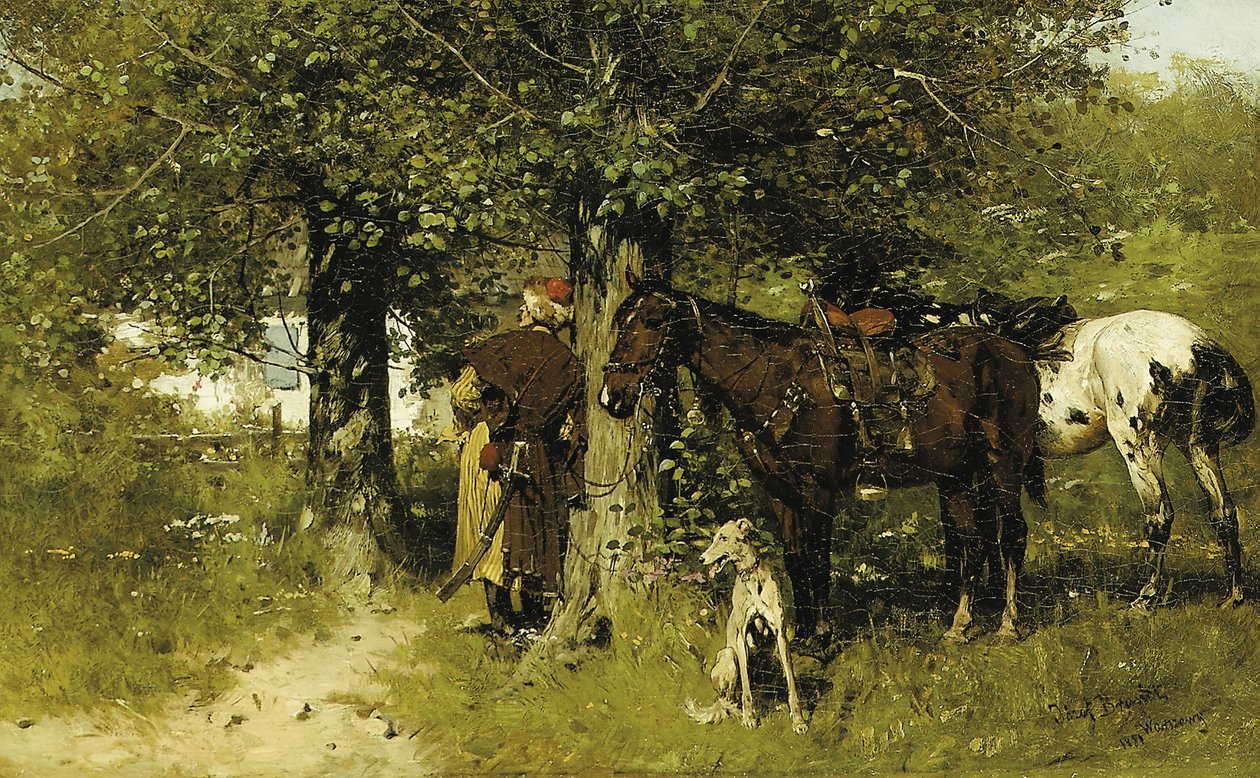 Mødet, 1881 af Jozef Brandt