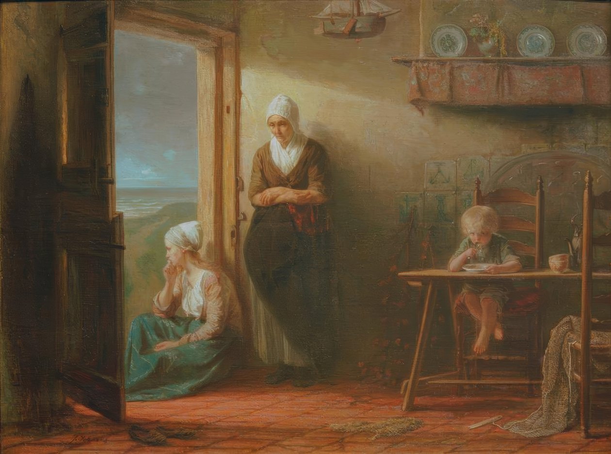Efter stormen af Jozef Israëls