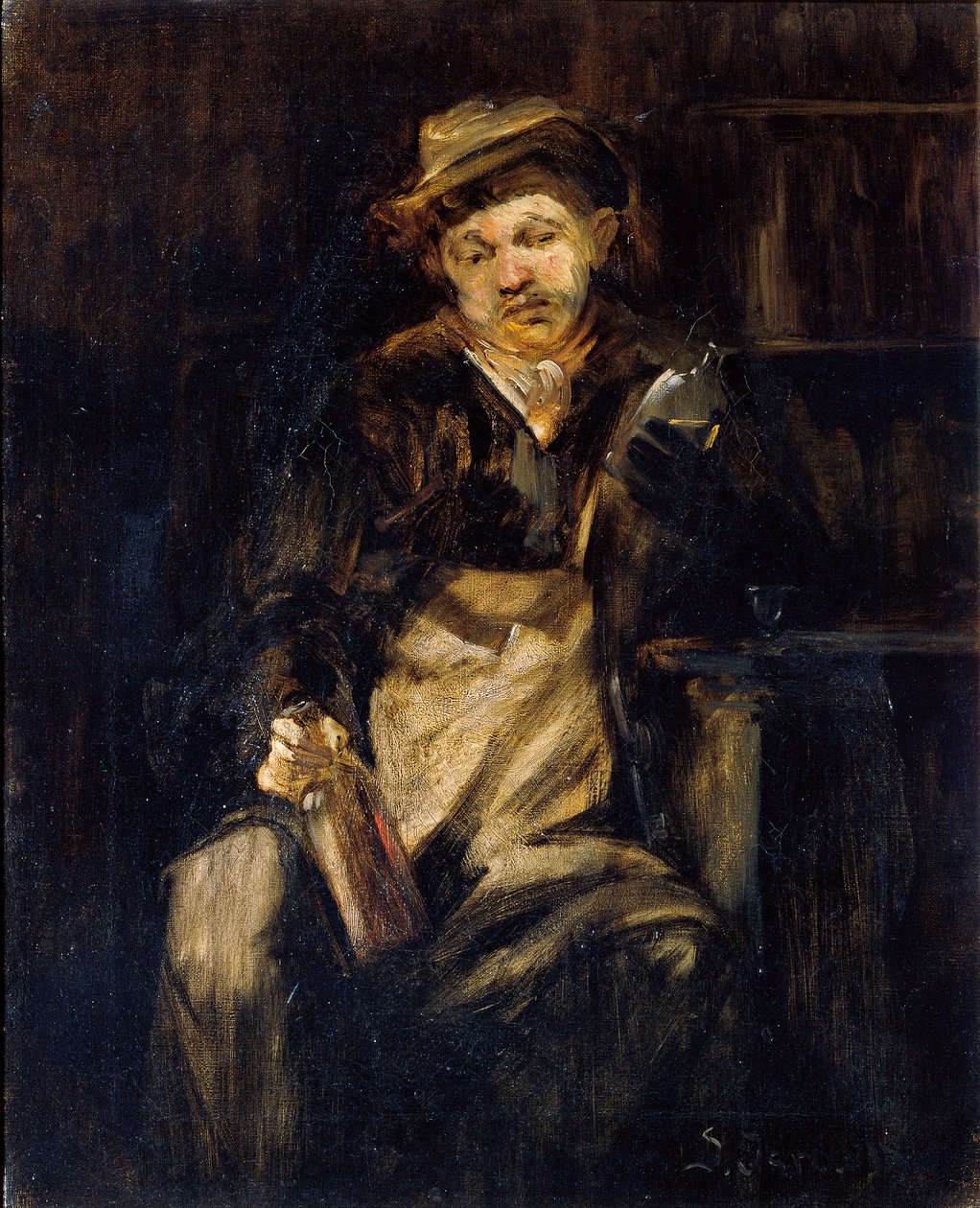 Drikkeren af Jozef Israëls