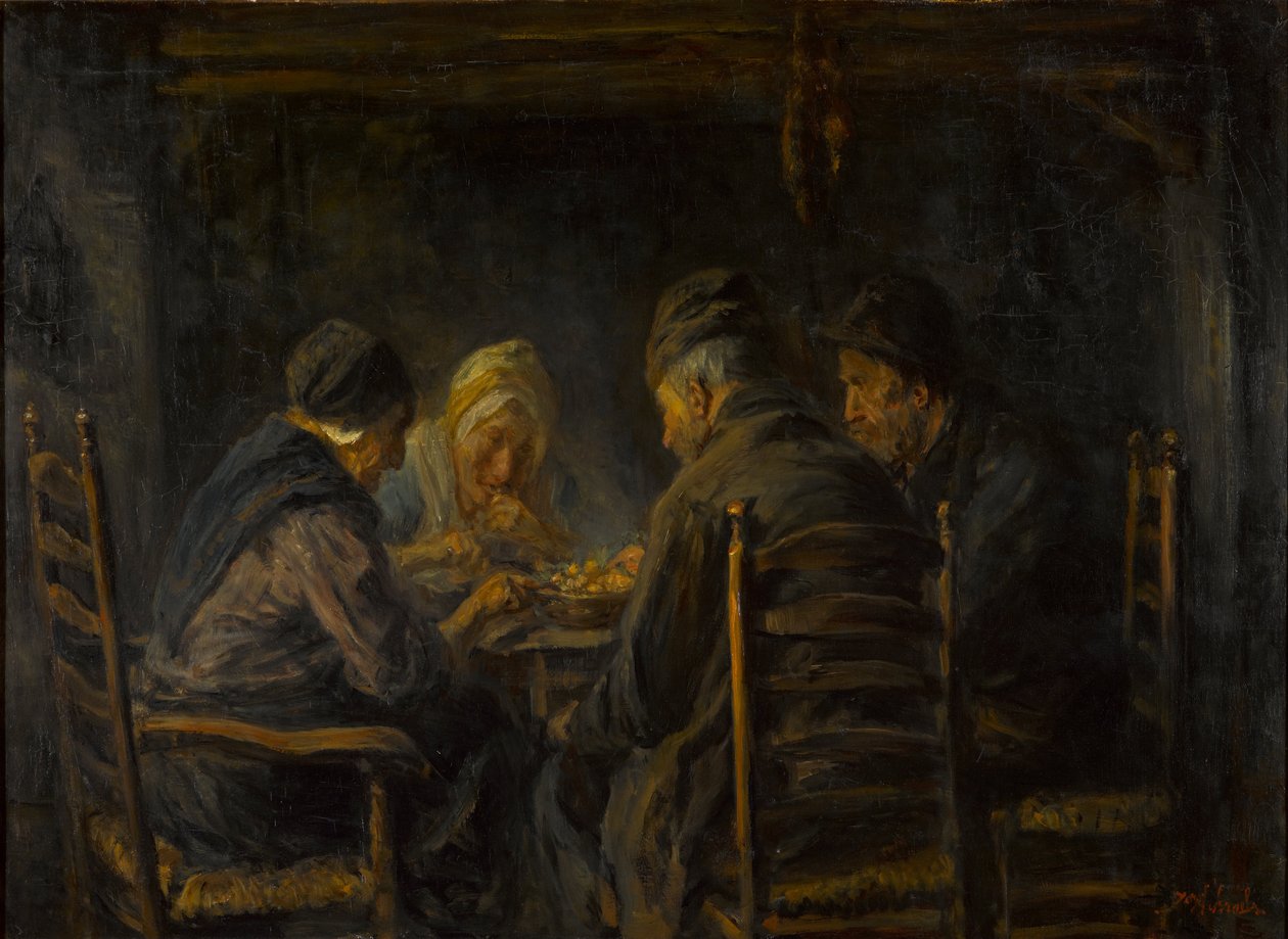 Kartoffelspisere af Jozef Israëls