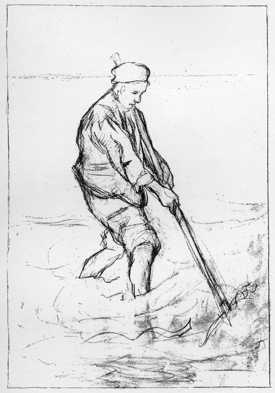 Kampen for livet, c1880-1882 af Jozef Israëls