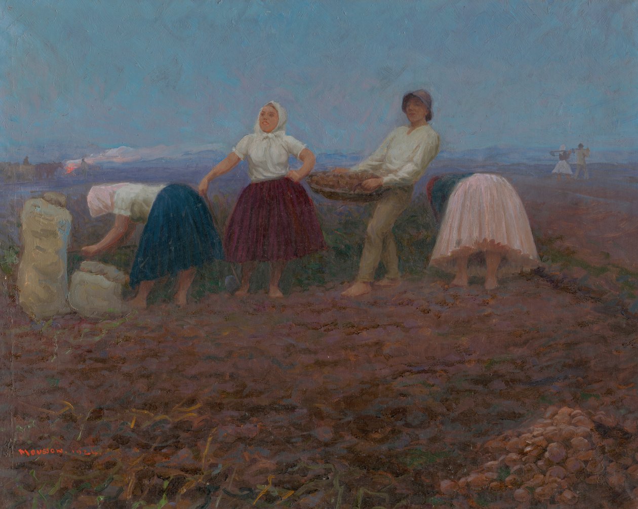 At plukke kartofler af Jozef Teodor Mousson