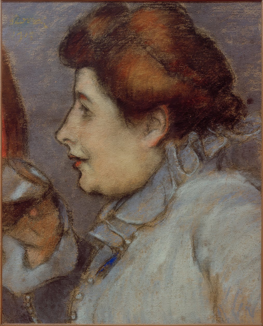 Kvinde med glas af József Rippl Rónai