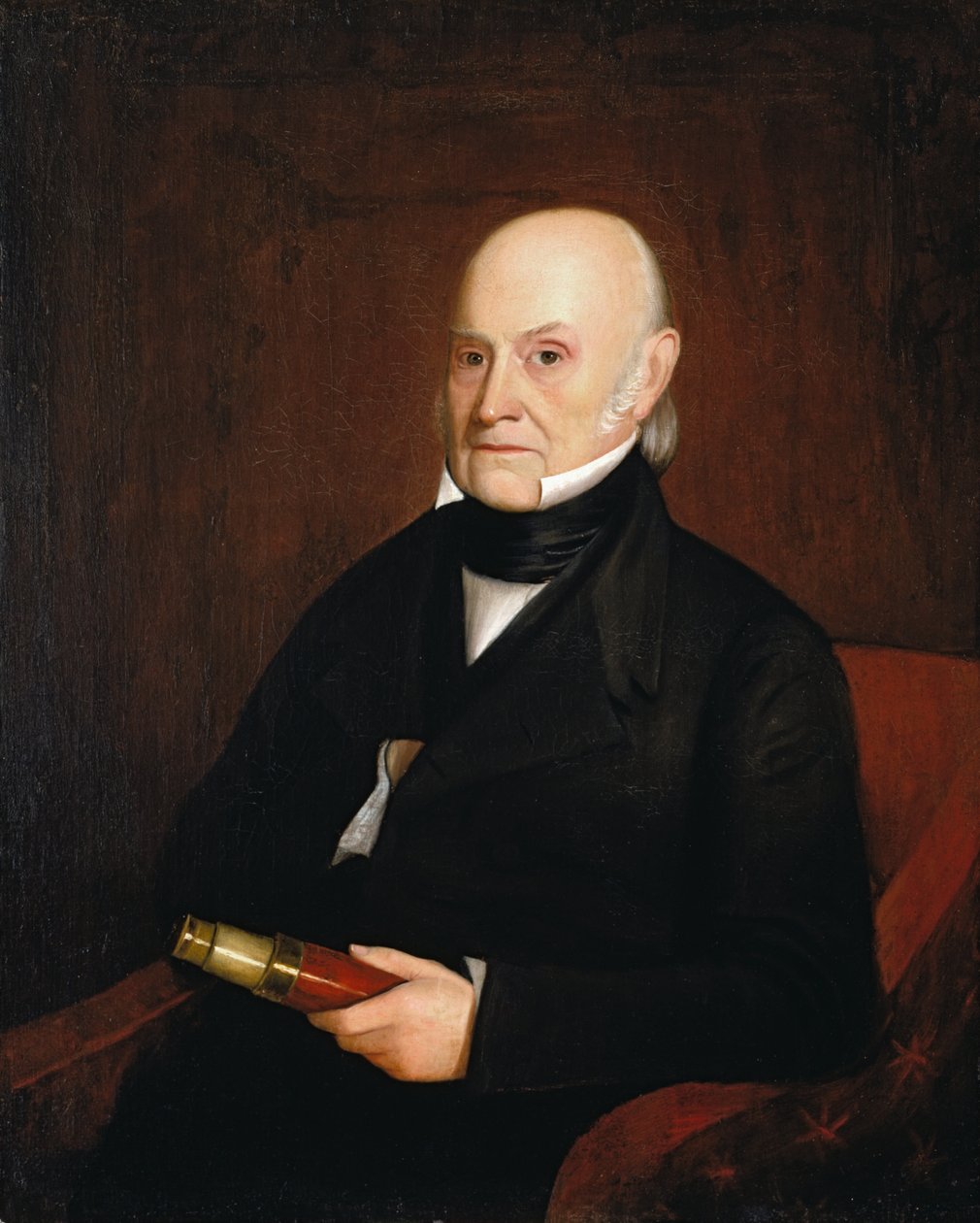 Portræt af John Quincy Adams, USAs 6. præsident (1767-1848) af Jr. William Hudson