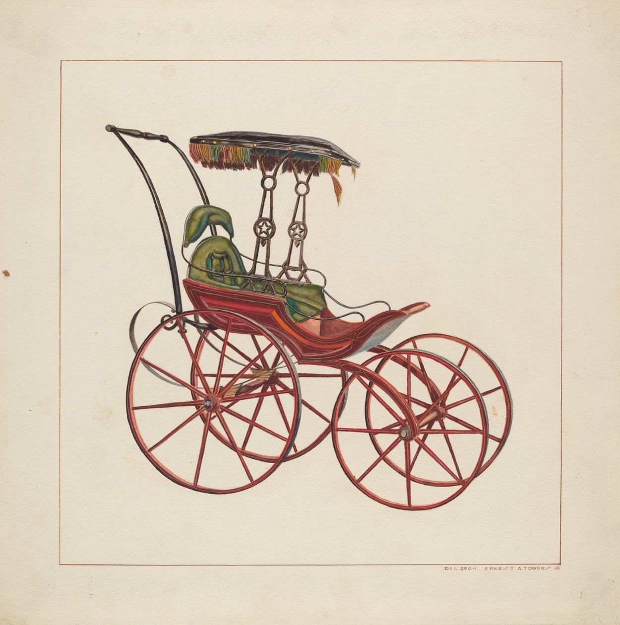 Barnevogn af Jr. Ernest A. Towers