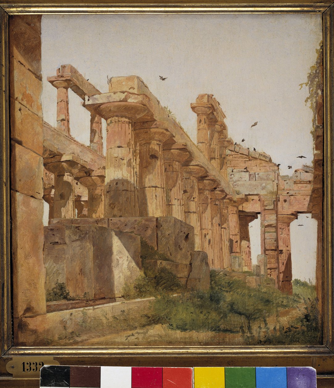 Heras tempel i Paestum, Italien af Jørgen Roed