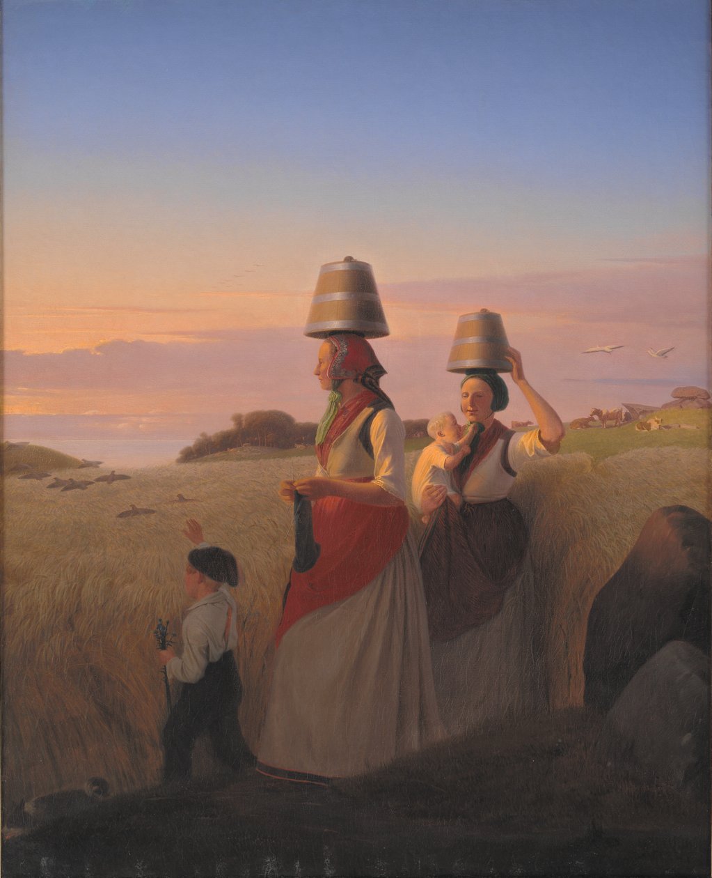 Landlig Scene af Jørgen V. Sonne