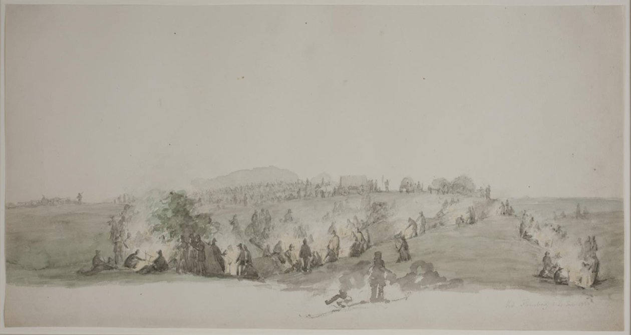 Ved Flensborg. Bivuak af Jørgen V. Sonne