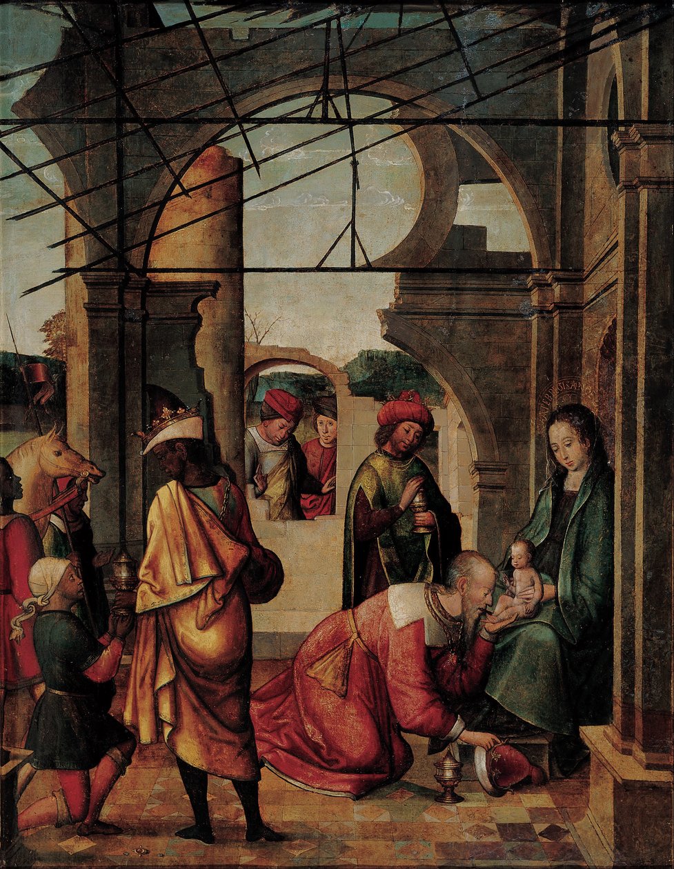 Tilbedelsen af magi af Juan de Borgoña