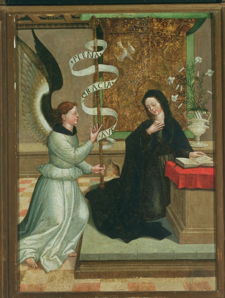 Bebudelsen (panel) af Juan de Borgoña