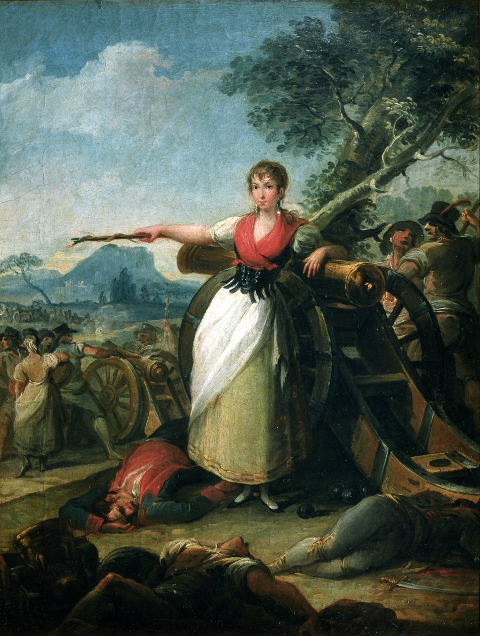 Agustina af Aragonien af Juan Gálvez