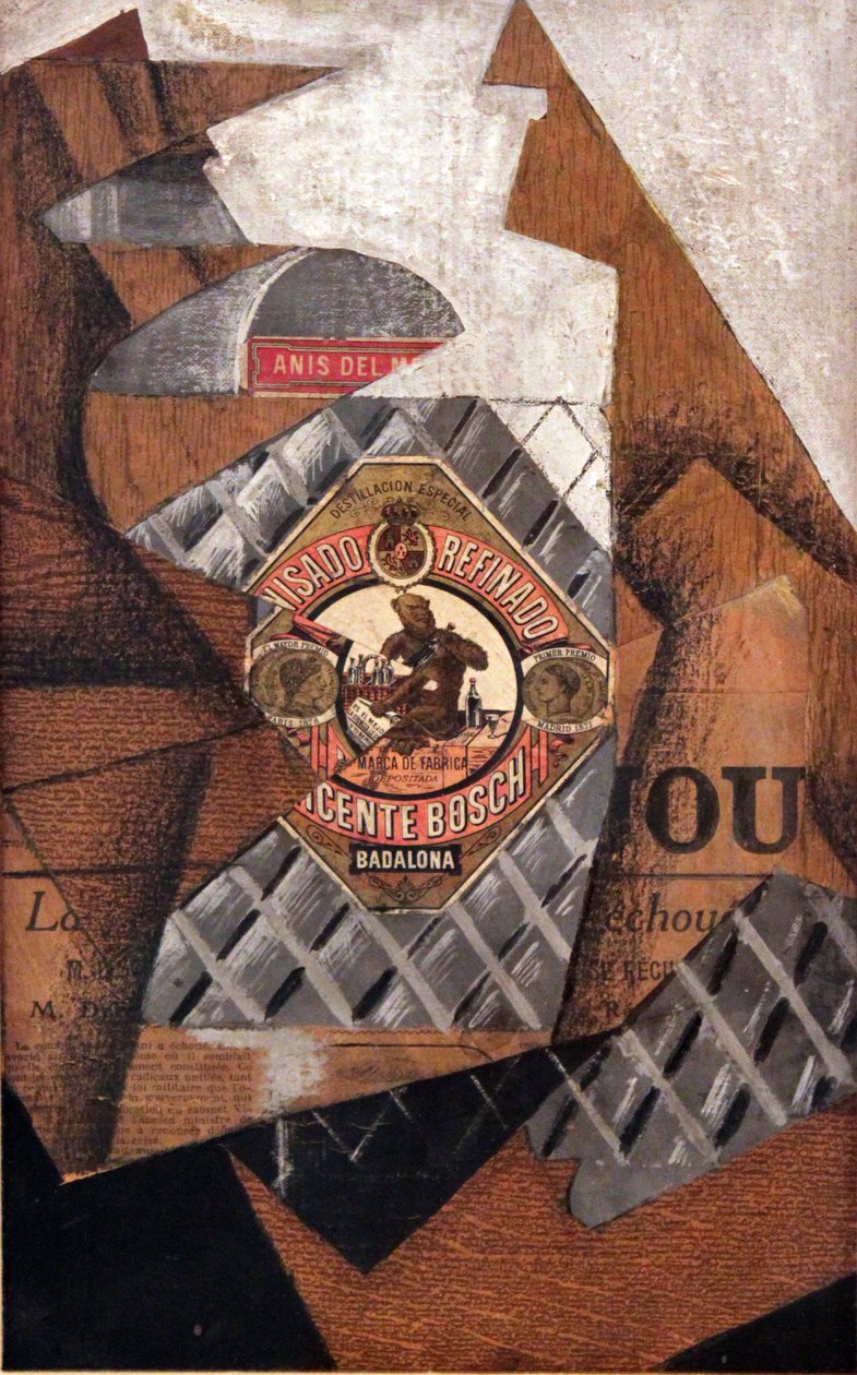 Flaske Anis del Mono af Juan Gris