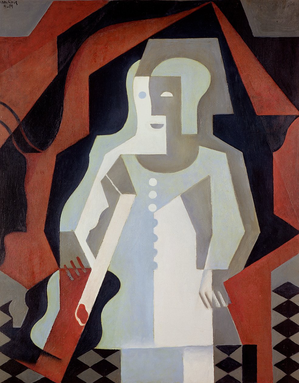 Pjerrot, 1919 af Juan Gris