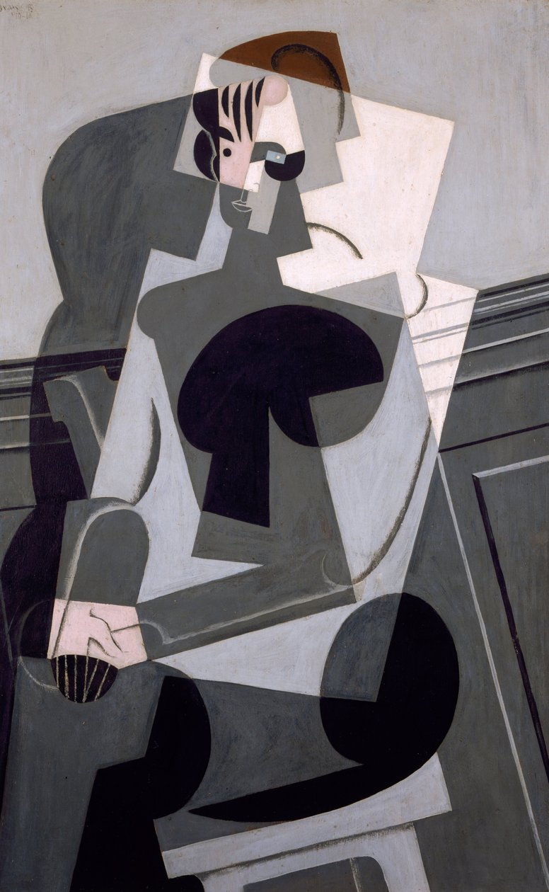 Portræt af Madame Josette Gris af Juan Gris