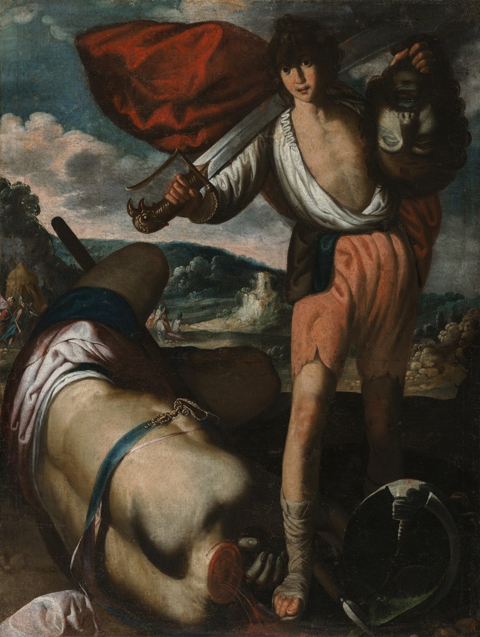 David bærer Goliat