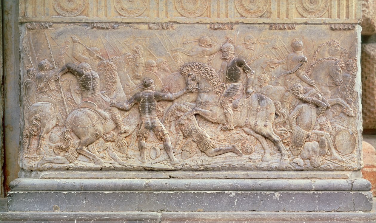 Bas relief panel (marmor) af Juan de Orea