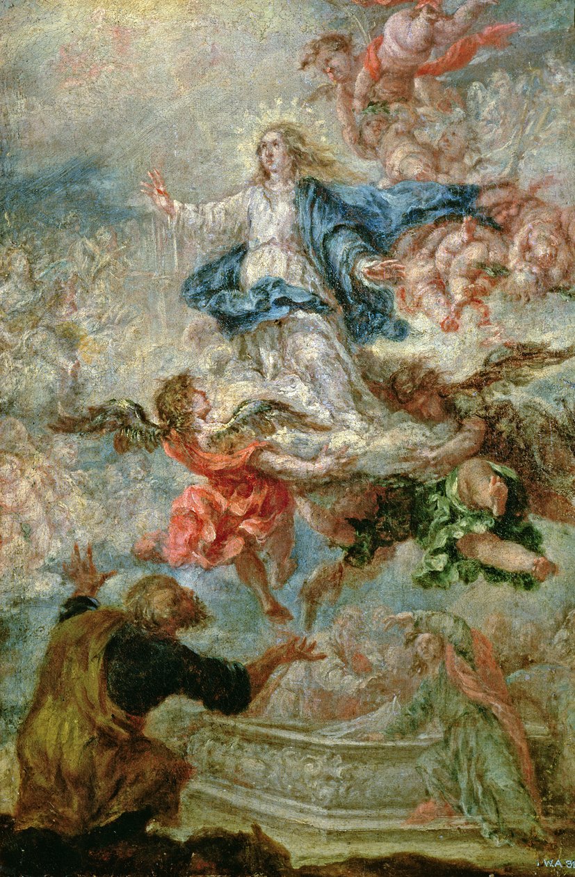 Jomfru Marias himmelfart, 1676 af Juan de Valdes Leal