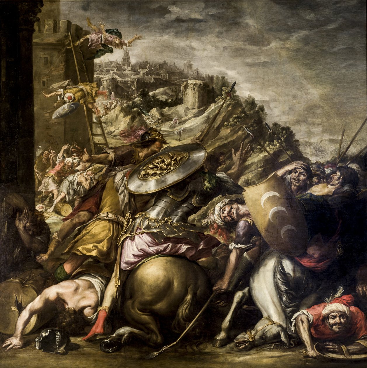 Saracenerne blev besejret af Juan de Valdés Leal  