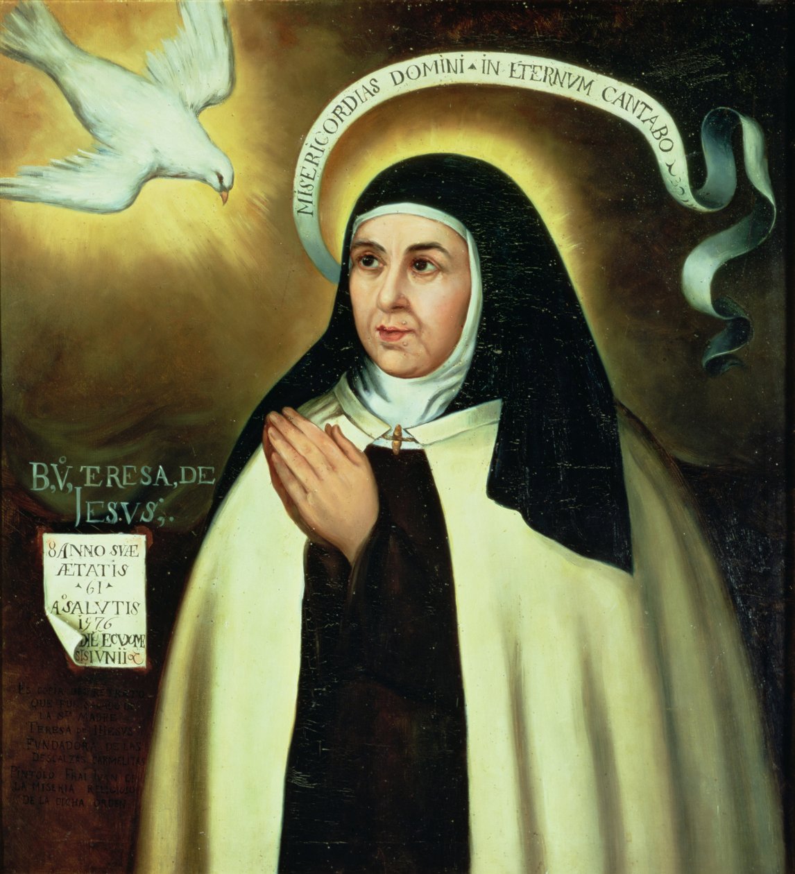 Sankt Teresa af Avila (1515-82) 1570 af Juan de la Miseria