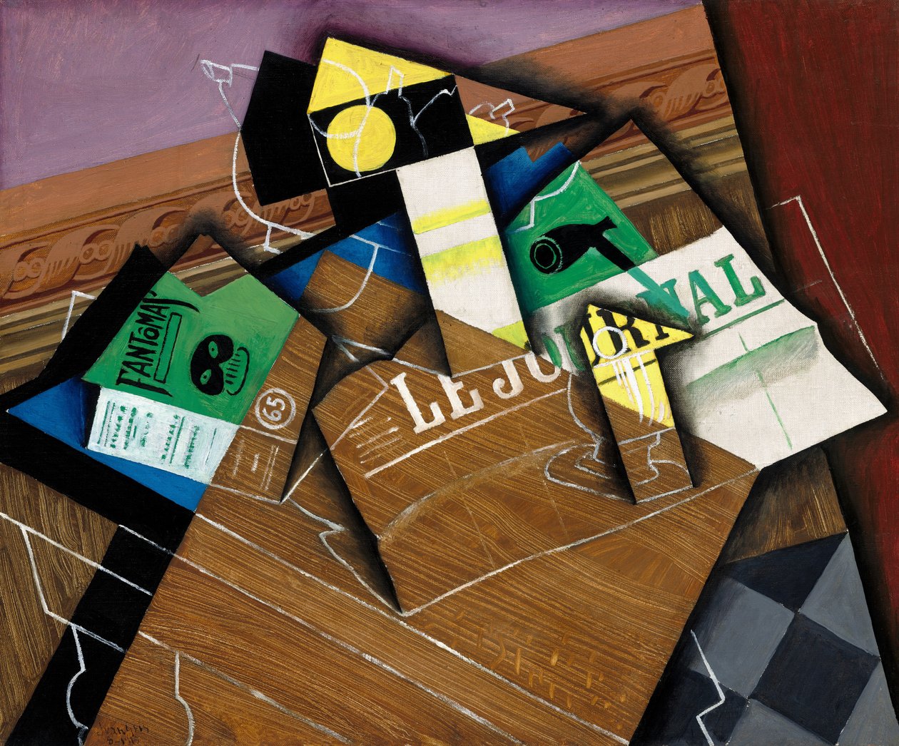 Spøgelser, 1915. af Juan Gris