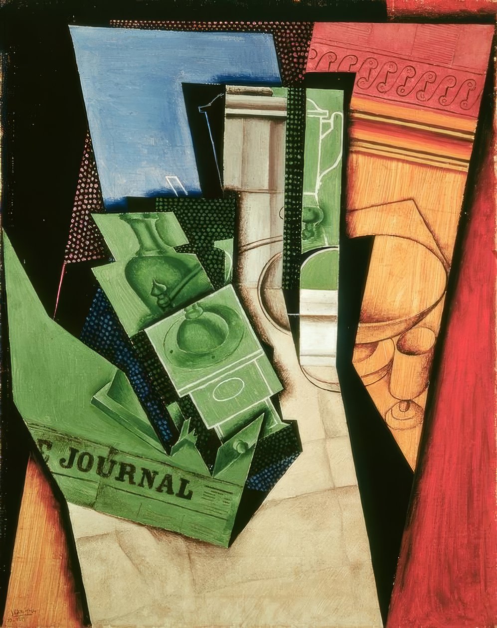 J.Gris, The Breakfast, 1915 af Juan Gris