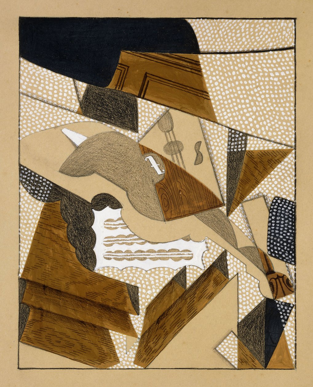 Violinen, ca. 1915-1916 af Juan Gris