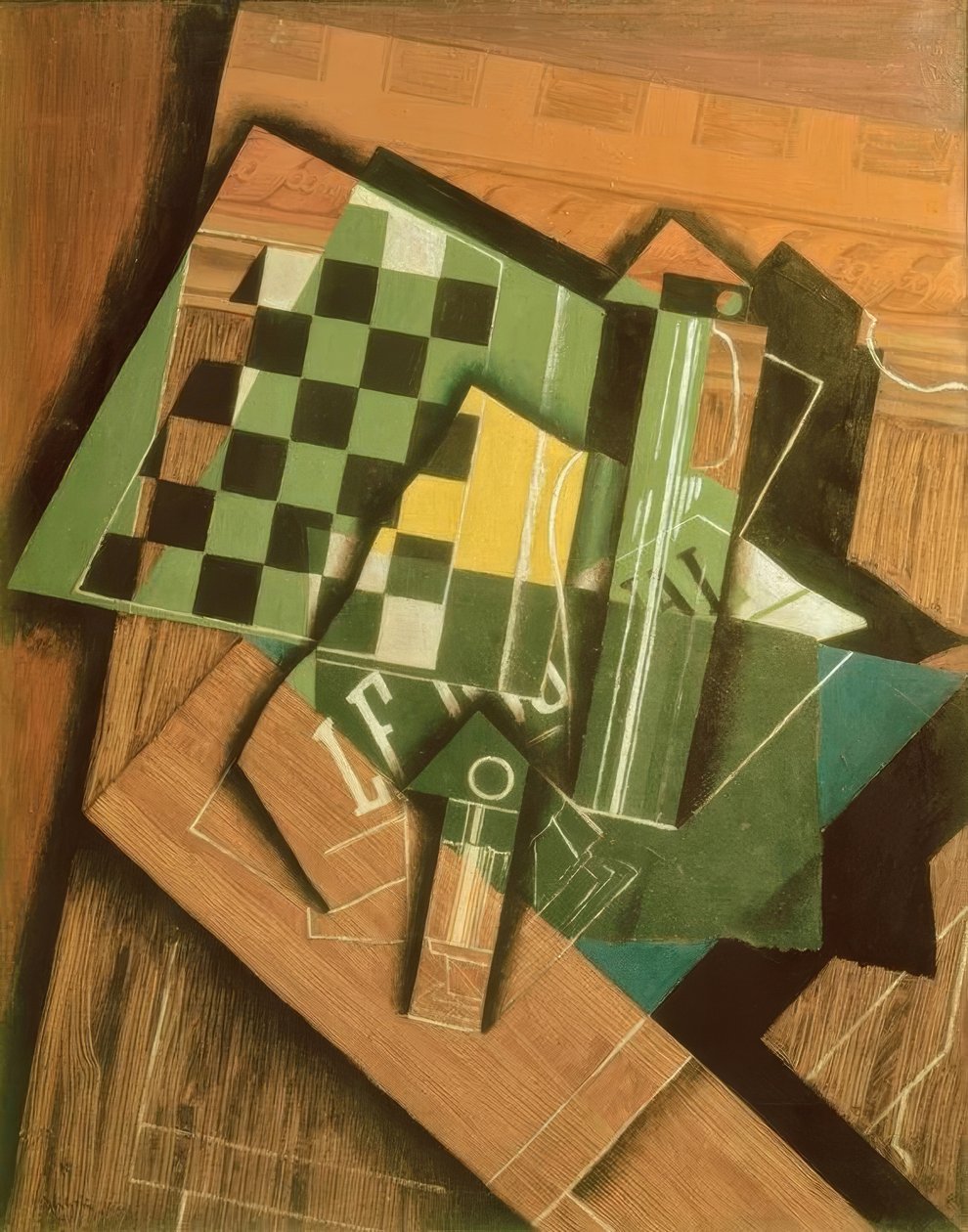 Skakternet af Juan Gris