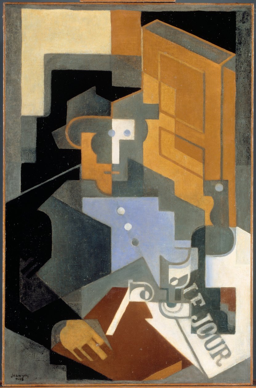 Mand fra Touraine, 1918. af Juan Gris